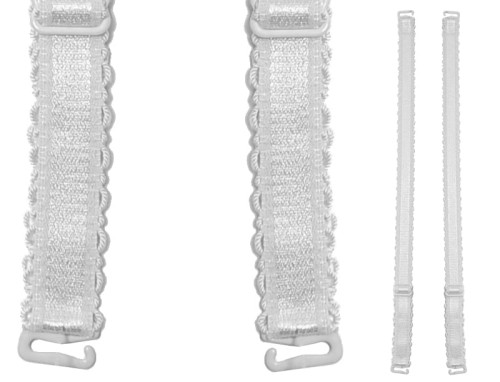 Ozdobne białe ramiączka do biustonosza.JPG