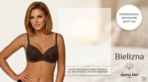 Brązowy  Push-up na kopie Gisela